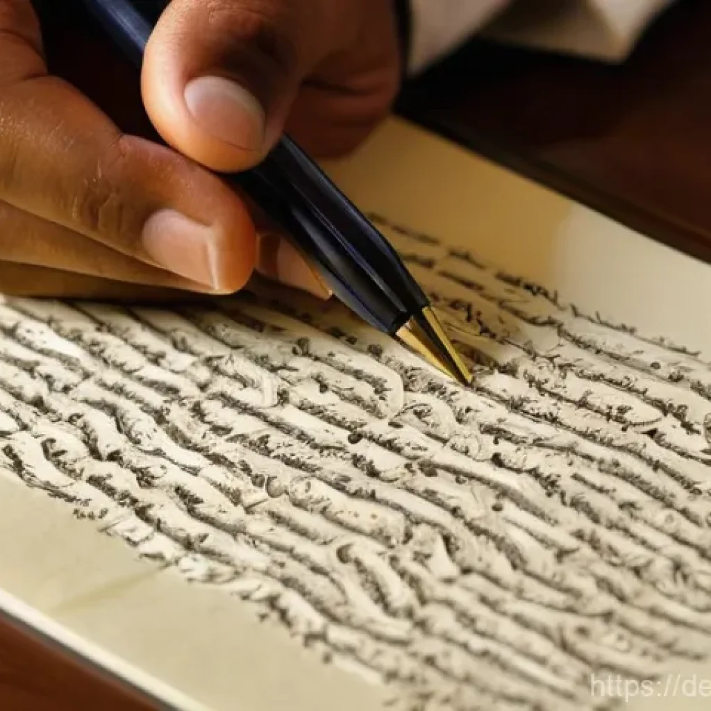 벵골어 학습 난이도 - **Prompt: The Art of Bengali Script**
    A close-up, highly detailed shot of a young adult, approxi...
