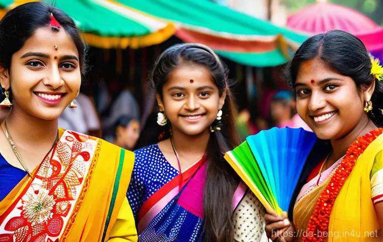 벵골어 학습 주의점 - The Elegance of Bengali Script**

"A young woman (18-25 years old) with dark, pulled-back hair, wear...